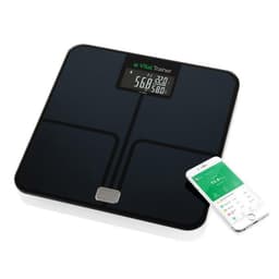 ETA Smart Personal Scale Vital Trainer ETA778090000 Kroppsanalysator, Maksimal vekt (kapasitet) 180 kg, Nøyaktighet 100 g, Body Mass Index (BMI) måling, Svart