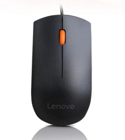 Lenovo Wired USB Mouse 300 Svart, USB