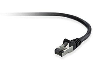 Snagless STP patchkabel, Cat5e, sort (5m)