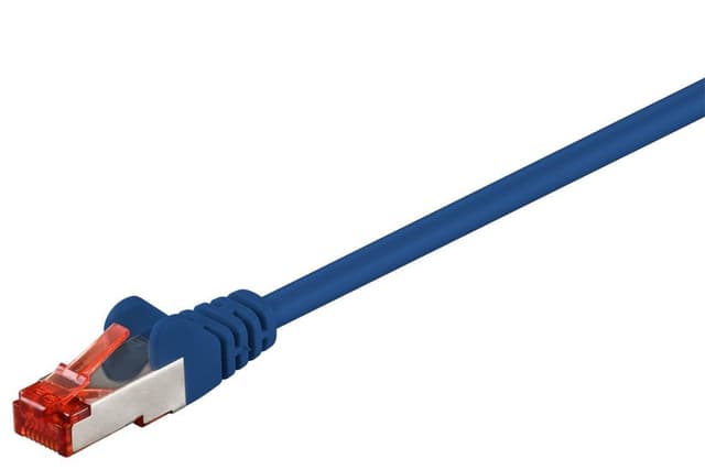 Goobay Netværkskabel CAT 6, S/FTP (PiMF), blå, 0,25 m