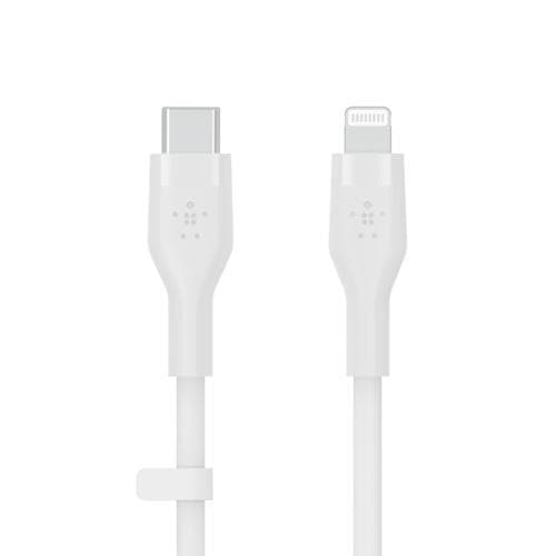 BOOST CHARGE USB-C to LTG Silicon 1m, White