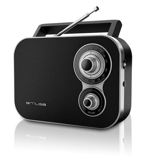 Muse M-051R Svart, 2-bands bärbar radio