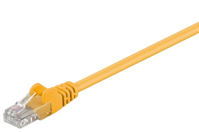 Goobay Netværkskabel CAT 5e, U/UTP, gul, 7,5 m