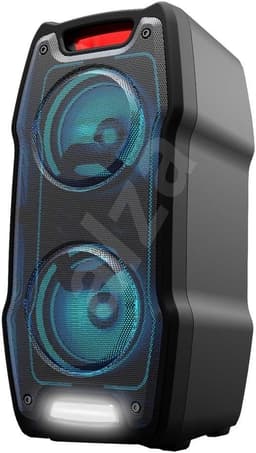 Sharp PS-929 Party-høyttaler 180 W, med innebygd batteri, DJ-mikser, 13 timers spilletid, TWS, USB, Karaoke-funksjon, LED, Bluetooth