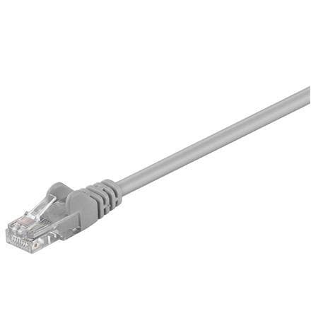 Goobay CAT 5e patchkabel, U/UTP RJ45 hann (8P8C), RJ45 hann (8P8C), 0,25 m, grå