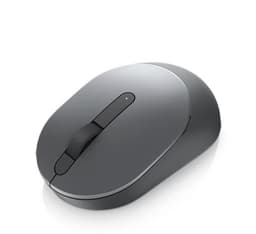 DELL MS3320W, Ambidextrous, Optisk, Trådlös RF + Bluetooth, 1600 DPI, Grå