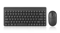 Trådløst tastatur og mus Wifi Sort