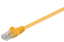 Goobay CAT 5e -kaapeli, U/UTP 95556 1,5 m, keltainen