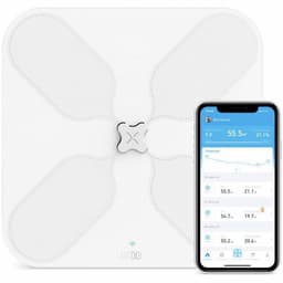 PICOOC Digital Smart skala S3 V2 Maksimal vekt (kapasitet) 150 kg, Body Mass Index (BMI) måling, hvit, minnefunksjon