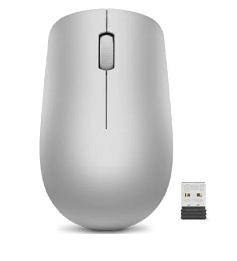 Lenovo trådlös mus 530 optisk mus, platina grå, 2,4 GHz trådlös via Na