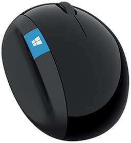 Microsoft L6V-00005 Sculpt Ergonomic Mouse, USB, Trådlös, Svart, Ja