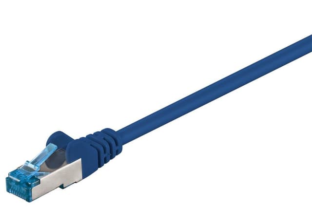 Goobay Netværkskabel CAT 6A, S/FTP (PiMF), blå, 15 m