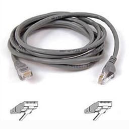 Joustamaton UTP -kaapeli, Cat5e, harmaa (2 m)