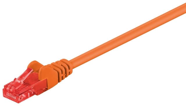 CAT 6 patchkabel, U/UTP, orange