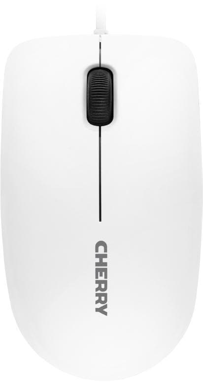 Cherry MC 1000 optisk mus, 1200 DPI, 3 knappar+scroll, USB, 1,8m, grå