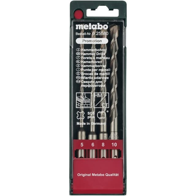 Metabo 625580000 Hårdmetall Borrhammar-set 4 delar 5