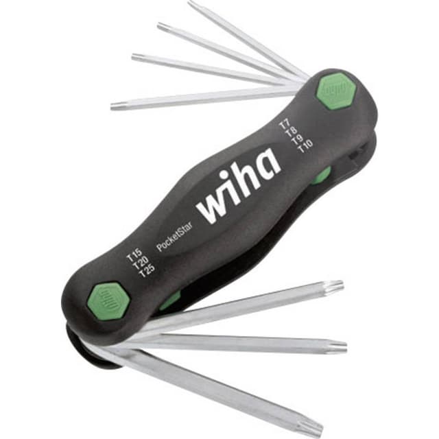 Inner-TORX Vinkelskruvmejselset 7 delar Wiha