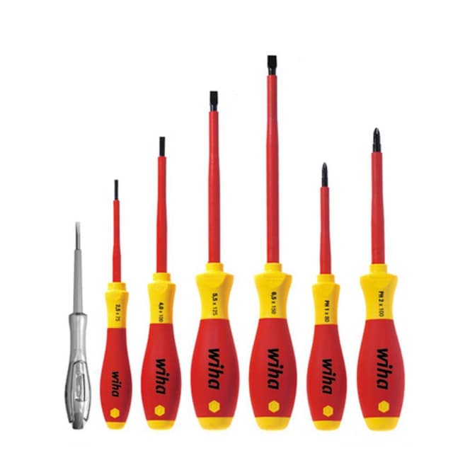 VDE Skruvmejsel set 7 delar Wiha SoftFinish electric