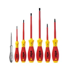 VDE Skruvmejsel set 7 delar Wiha SoftFinish electric
