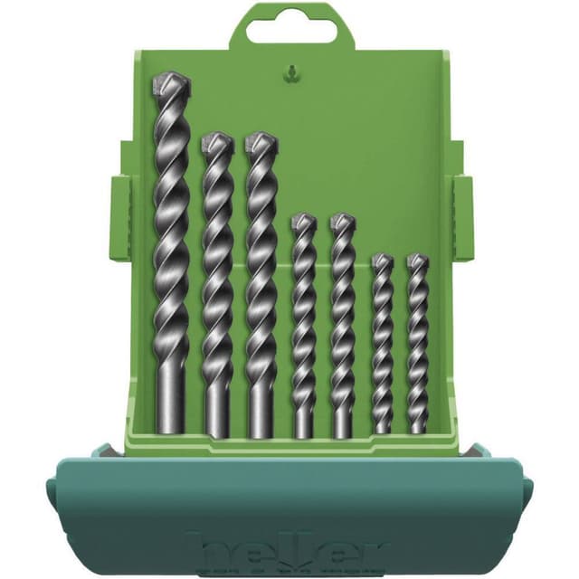 Heller 3015 18037 5 Hårdmetall Sten-spiralborr set 7