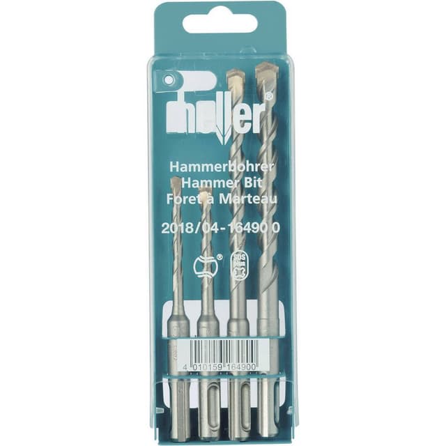 Heller Bionic 16490 0 Hårdmetall Borrhammar-set 4 delar