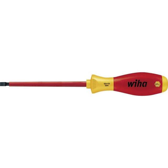 VDE Spårskruvmejsel Wiha 00828 Klingbredd: 6 mm