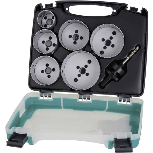 Wolfcraft 5423000 Hålsågset 8 delar 1 set