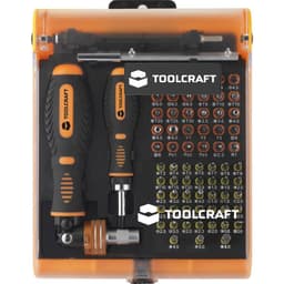 TOOLCRAFT TO-7116294 Skruetrækker-sæt 74 Teile