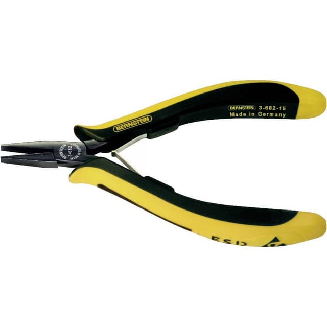 Bernstein 3-682-15 ESD Flat tång Rak 130 mm