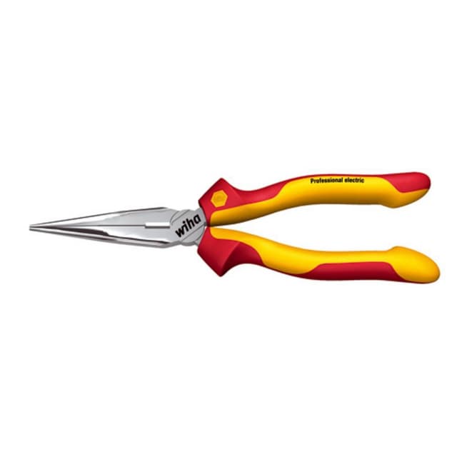 VDE Flat rundtång Rak 160 mm Wiha 26720