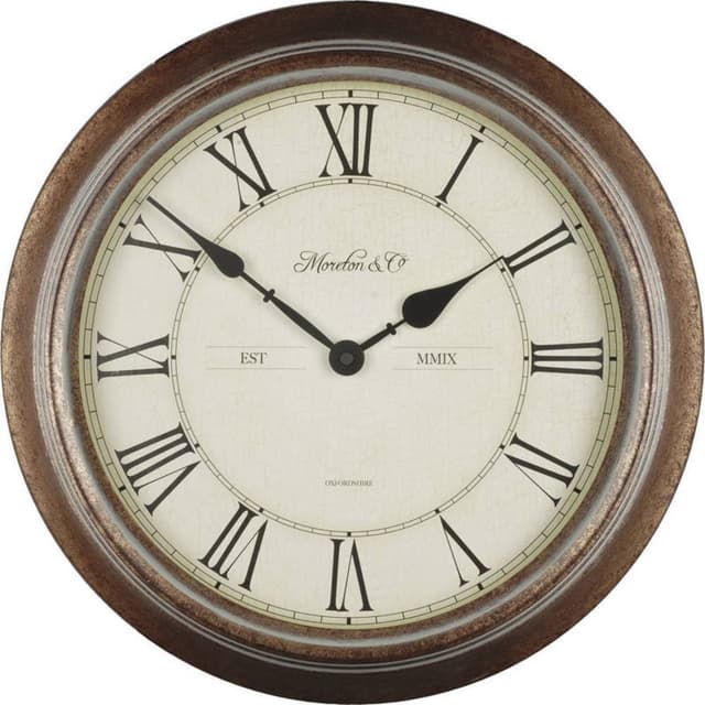 Techno Line WT 7006 Kvarts Väggklocka 36 cm x 7 cm Trä