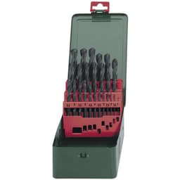 Metabo 627152000 HSS Metal-spiralbor-sæt 25 dele Rullevalset DIN 338 Cylinderskaft 1 Set