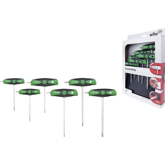 Verkstad Skruvmejsel set 6 delar Wiha 364 DS Inner-TORX