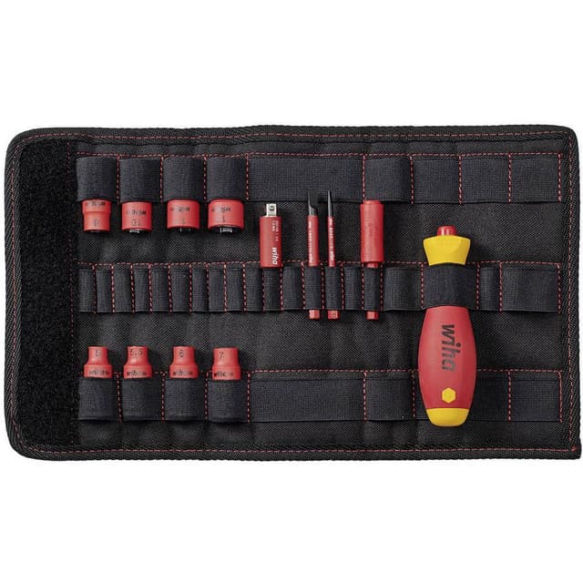 Skruvmejsel set 13 delar Wiha Slim Vario® electric
