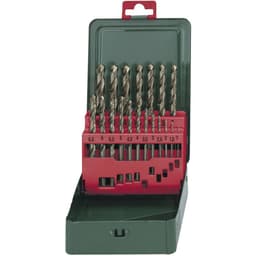 Metabo 627157000 HSS Metal-spiralbor-sæt med 19 dele Cobalt DIN 338 Cylinderskaft 1 Set