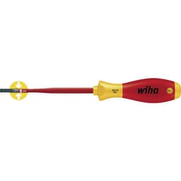 VDE Spårskruvmejsel Wiha Klingbredd: 6.5 mm Klinglängd: