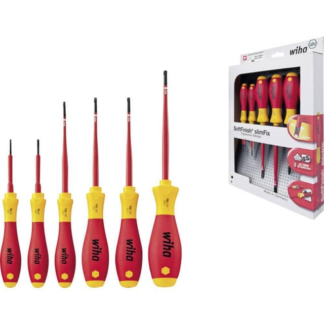 VDE Skruvmejsel set 6 delar Wiha 3251 K6 Inner-TORX