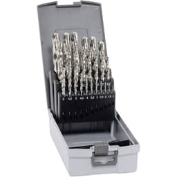 Alpen 102225100 HSS-E Metall-spiralborrset 25 delar