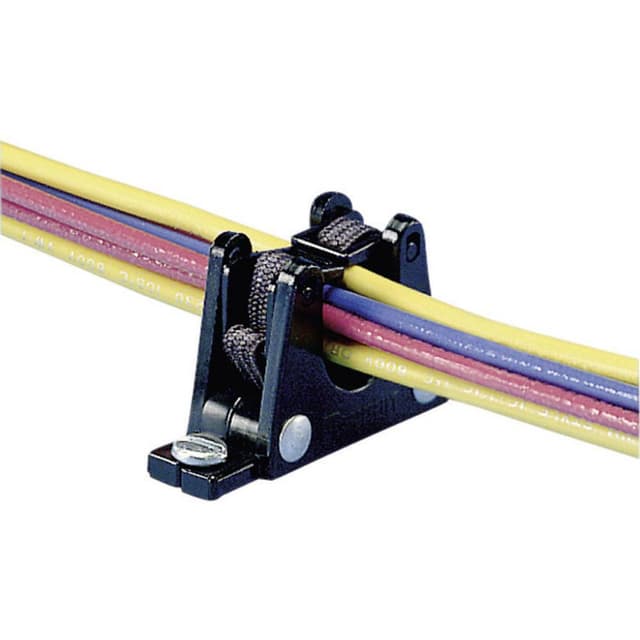 Panduit ER1.25-E4-X Fastgørelsessokkel Skruebar ER1.25-E4-X Bundt-Ø-område 32 mm (max) Med fastgørelsesbinder Sort 1 st