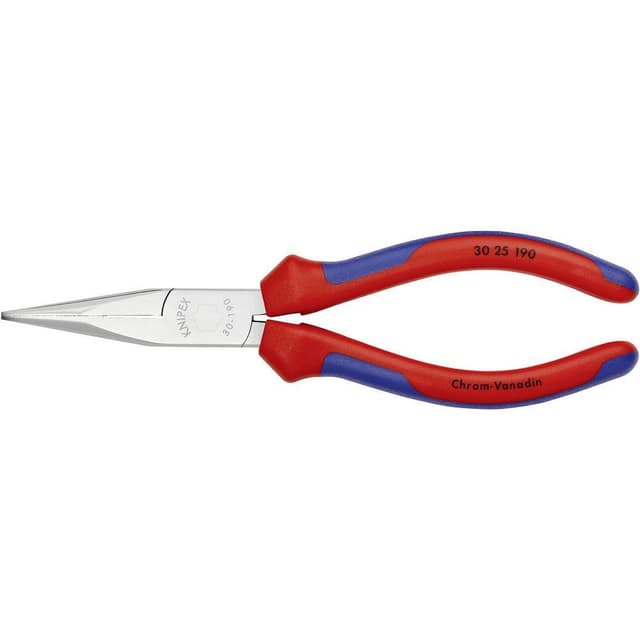 Verkstad Flat rundtång Rak 190 mm Knipex 30 25 190