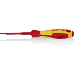 VDE Spårskruvmejsel Knipex VDE Klingbredd: 2.5 mm