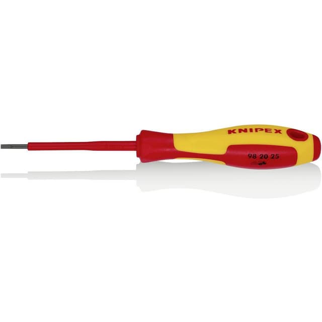 VDE Spårskruvmejsel Knipex VDE Klingbredd: 2.5 mm