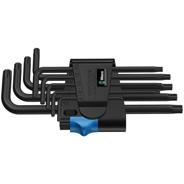 Inner-TORX Vinkelskruvmejselset 9 delar Wera 967 L/9