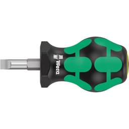Spårskruvmejsel Wera 335 Stubby Klingbredd: 6.50 mm