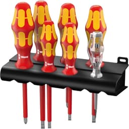 VDE Skruvmejsel set 7 delar Wera 160 i/165 i/7 Rack