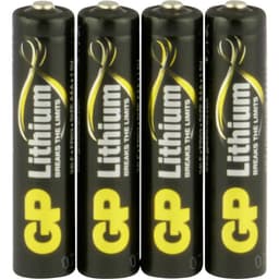 Batteri AAA (R03) Litium GP Batteries GP24LF359C4 1.5 V