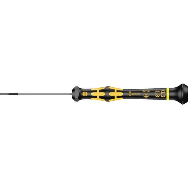 ESD Spårskruvmejsel Wera 1578 A Klingbredd: 1.8 mm
