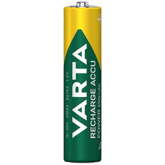 Varta RECH.AC.PowerAAA550mAh Bli 4 Laddbart batteri AAA