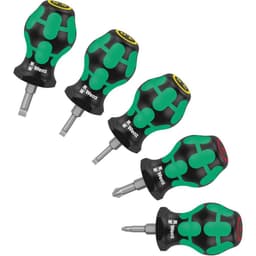 Skruvmejsel set 5 delar Wera Stubby Set 1