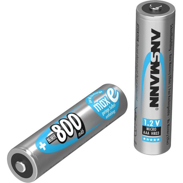 Genopladeligt AAA-batteri NiMH 1 stk 800 mAh